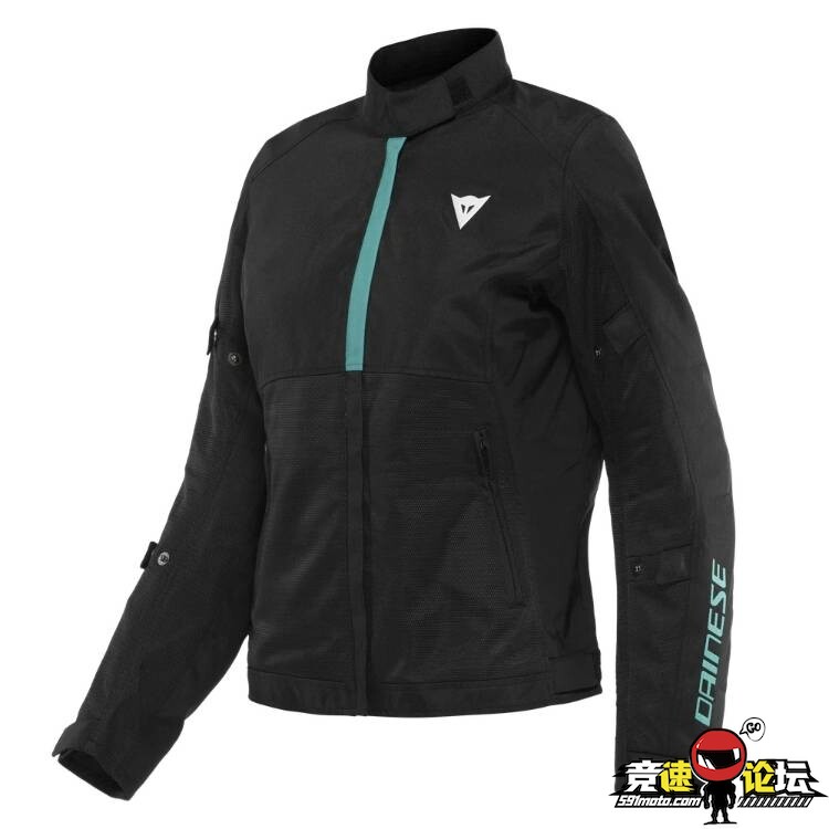 risoluta-air-tex-lady-jacket-black-acqua-green.JPG