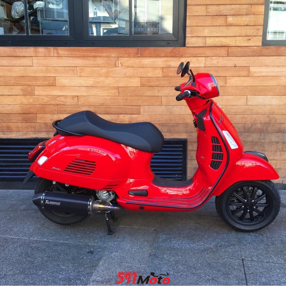 vespa gts/gtv 300春天衝刺改裝ak天蠍排氣