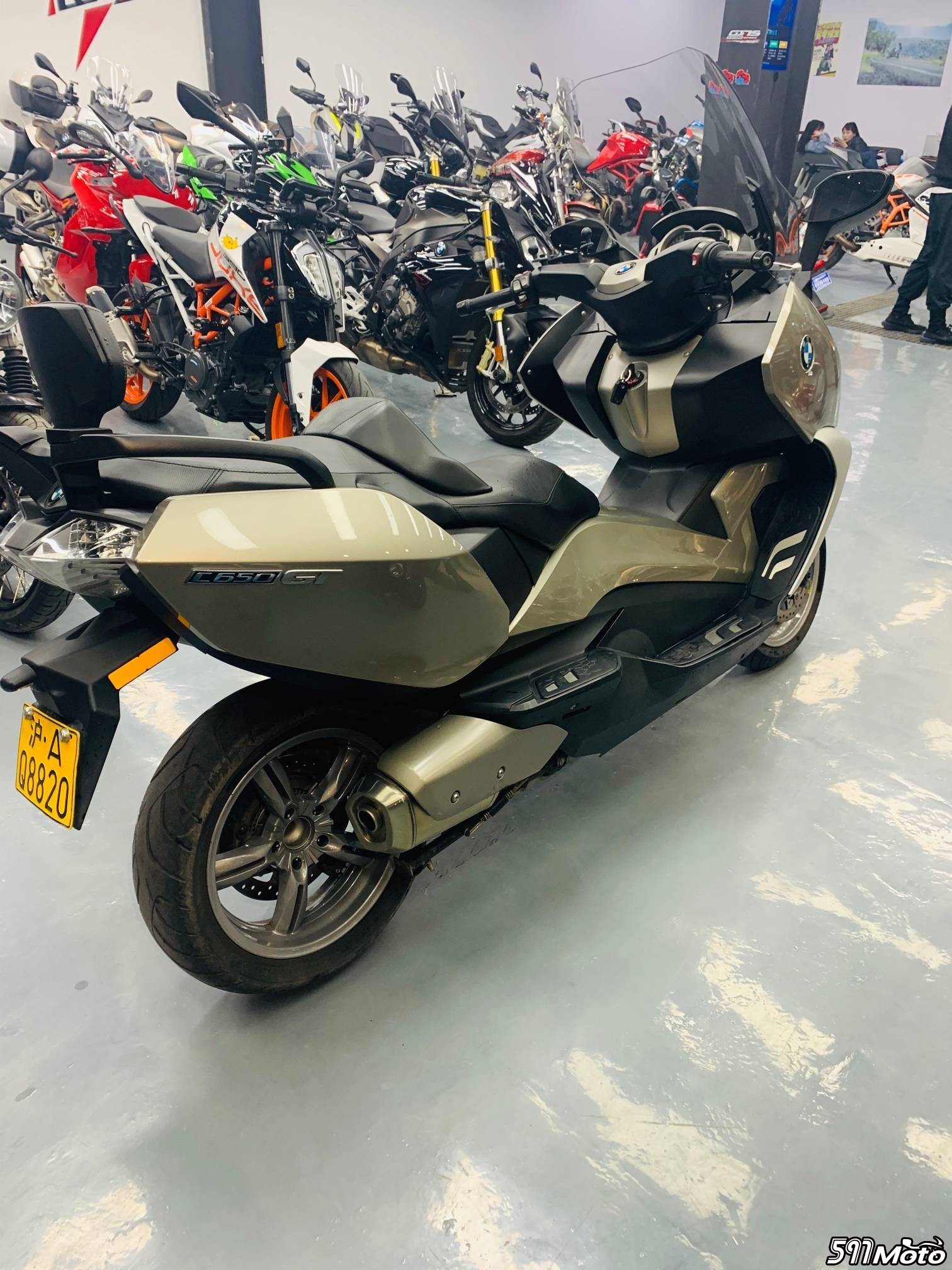 新到14年精品宝马大贸沪a靓号c650gt